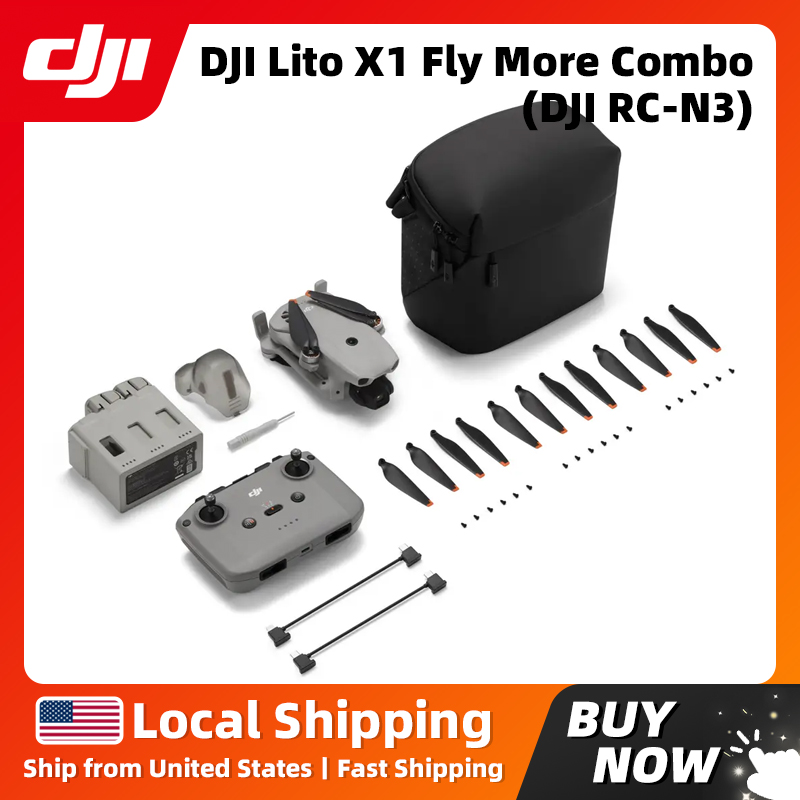 DJI Lito X1 Fly More Combo (DJ - đánh giá và giá Drone Kit With Camera