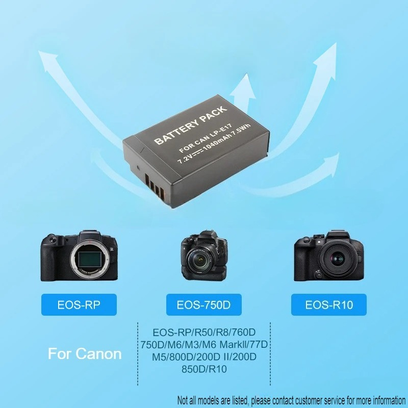 New 1040mAh LP-E17 Battery for - đánh giá và giá Canon Camera Eos R50